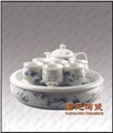 福利礼品陶瓷茶具，高档礼品陶瓷茶具，景德镇陶瓷茶具 图片